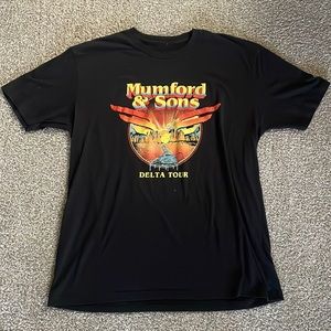 Mumford and Sons Delta Tour Shirt Black Men’s XL
